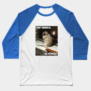 sad pug Baseball T-Shirt